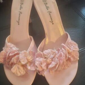Stanley Blush Pink Floral Heels